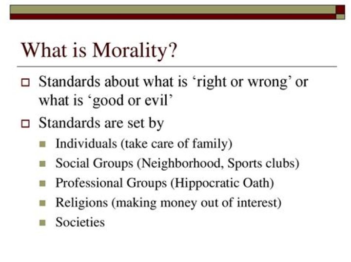 what is morality