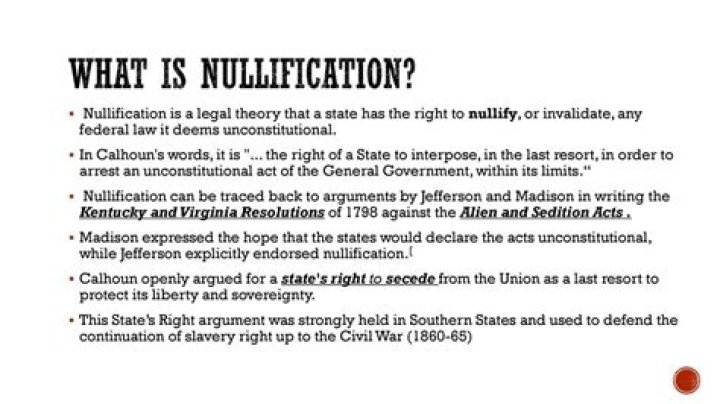 what is nullification