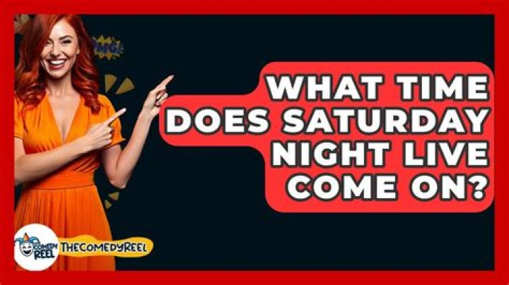 what time does saturday night live come on