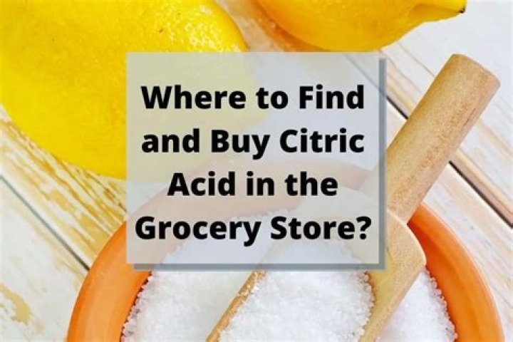 where to buy citric acid